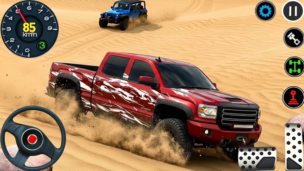 4x4 Offroad Jeep Driving Simulator 3D - Drive SUV 4x4 Jeep Offroad Game - Android Gameplay