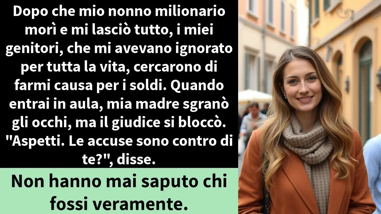 Dopo che mio nonno milionario morì e mi lasciò tutto, i miei genitori, che mi avevano ignorato per
