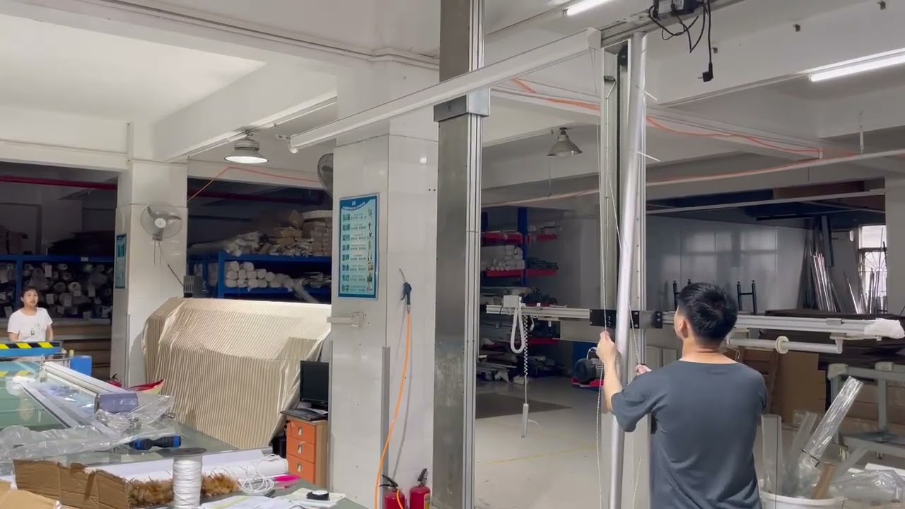 Manual roller solar shades with big size for project