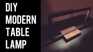 How to Make a Modern Table/Desk Lamp (DIY) Follow me on Instagram for more frequent updates: https://www.instagram.com/