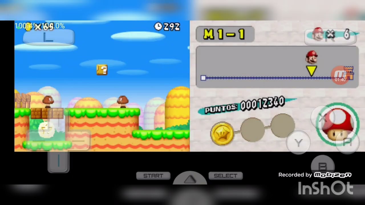 Gameplay New Super Mario Bros. DS en Drastic DS emulator #gameplay #nsmb #ds 