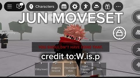 JUN MOVESET! The strongest battleground script(credit to@W.is.p )