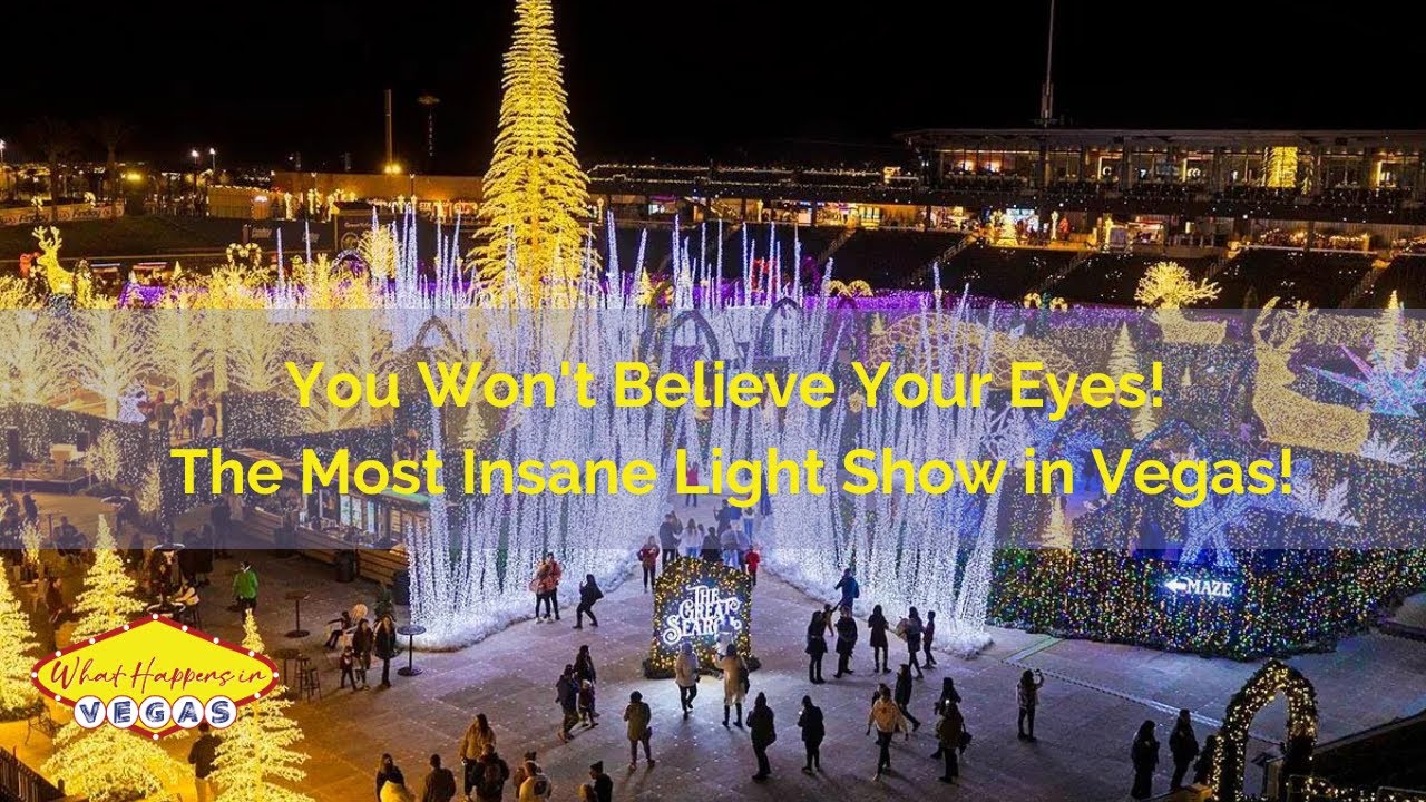 Enchant You Won't Believe Your Eyes! The Most Insane Light Show in