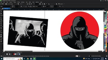 Ninja Mascot Logo Design - coreldraw tutorial