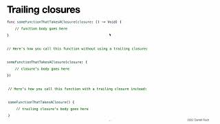 The Swift Programming Language Book: Closures - The Video Version