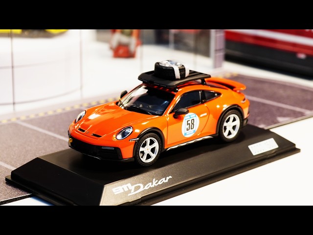 The Ultimate Off-Road 911 | 1/43 Scale Porsche Dakar Red58