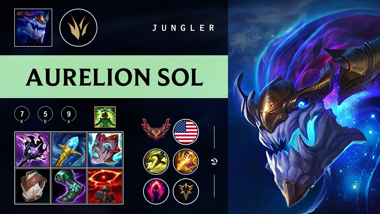 Aurelion Sol Jungle vs Jayce - NA Grandmaster Patch 26.04