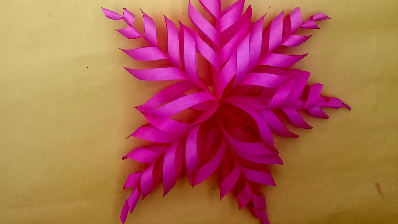 Simple Flower Making Craft For Kids