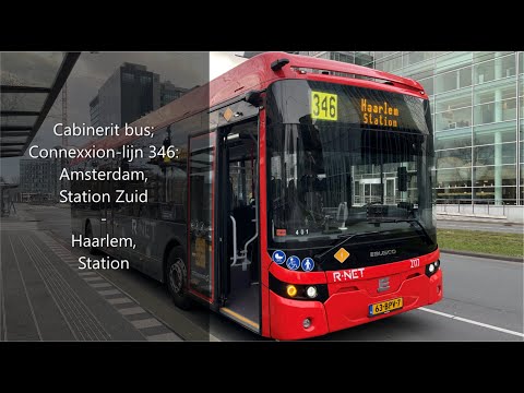 Cabride bus; Connexxion-lijn 346; Amsterdam, Station Zuid-Haarlem, Station (20220313)