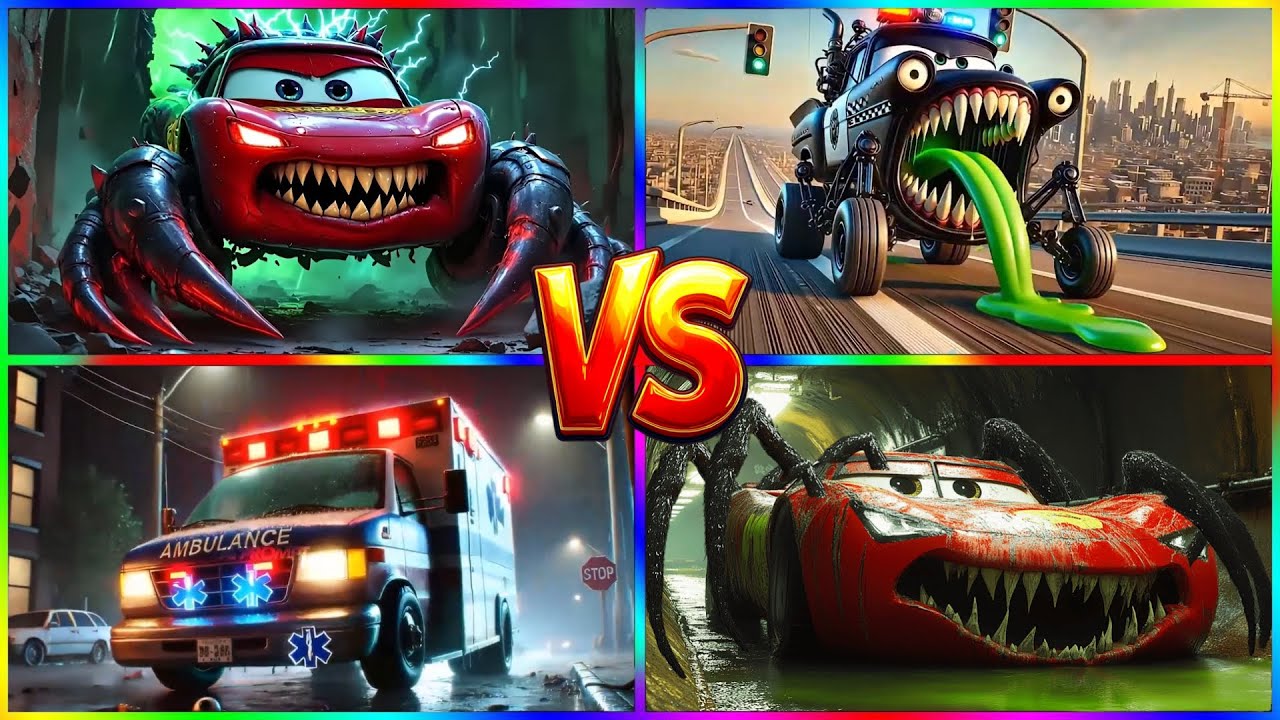 Lightning McQueen Rush Challenge ⚡️ | Crazy Colors & Fun Race!