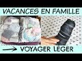 [ASTUCES]: VOYAGER LÉGER QUAND ON A DES ENFANTS!!😎👨‍👩‍👧‍👦☀️