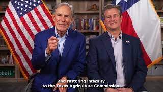 I am proud to stand with Gov. Greg Abbott as we fight for Texas agriculture.