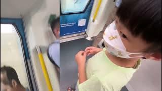 I’m taking the MRT again with my Daddy and I’m so happy!! @zesadventures