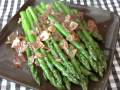 Asparagus with Ham, Garlic and Lemon