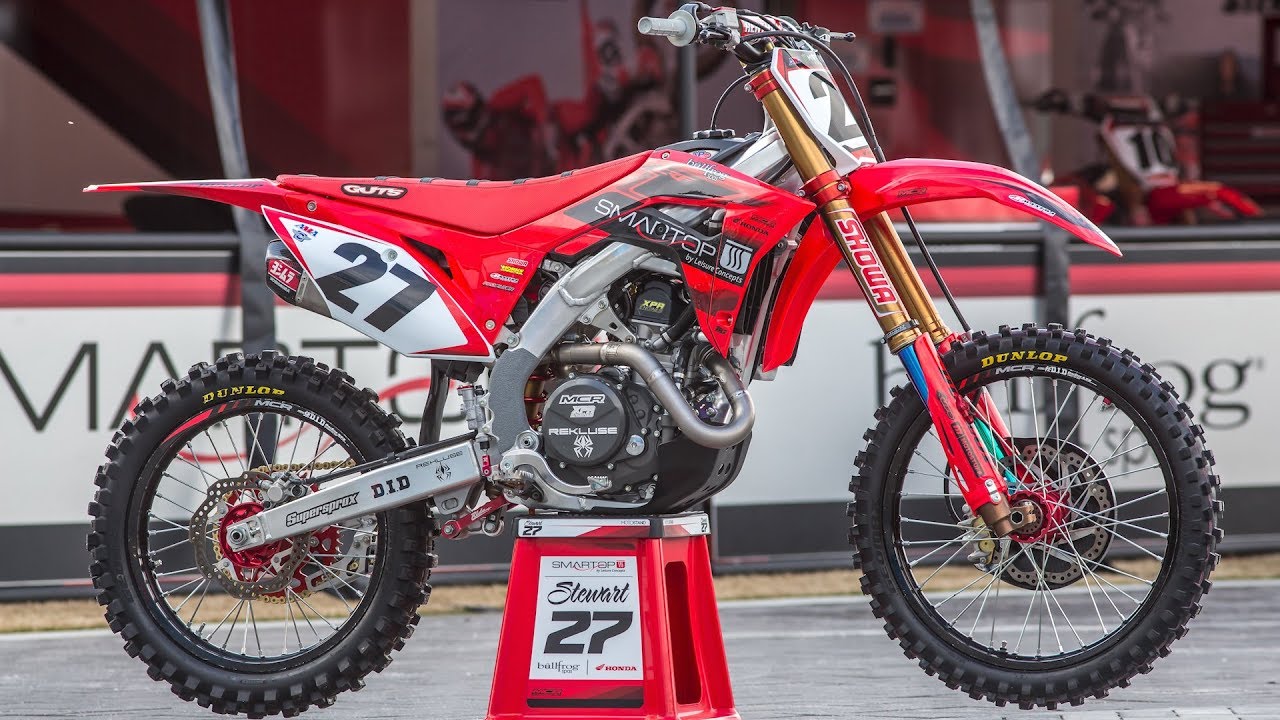 Inside Malcolm Stewart's Manufacturing facility Bull Frog/Sensible Prime/MCR Honda CRF450R – Motocross Motion Journal