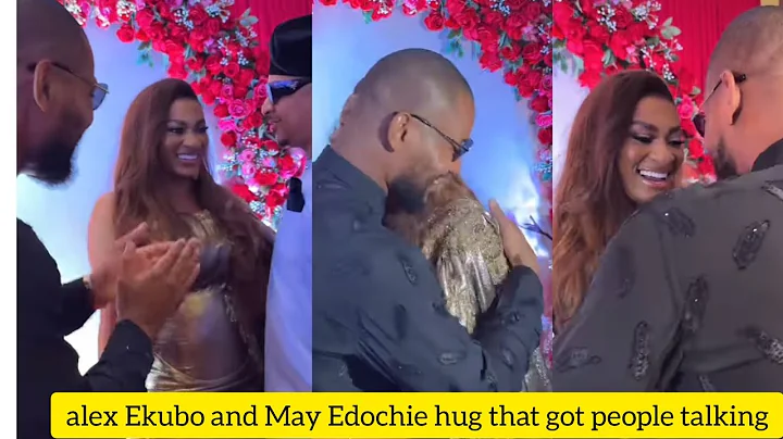 May Edochie and Alex Ekubo Friendly Hug at the Movie premiere that got Alot of People Talking...