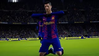 efootball 2022 | Robert Lewandowski Scorpion Kick Goal nd Celebration