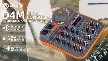 NEW Debra Audio D4M 4-CH Mixer Console Audio Interface