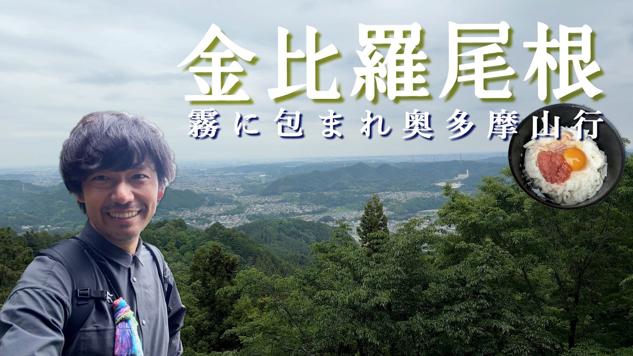 Konpira Ridge] A quiet hike through the misty ridges of Okutama
