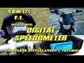 DIGITAL/LCD PANEL METER/SPEEDOMETER installed in XRM FI