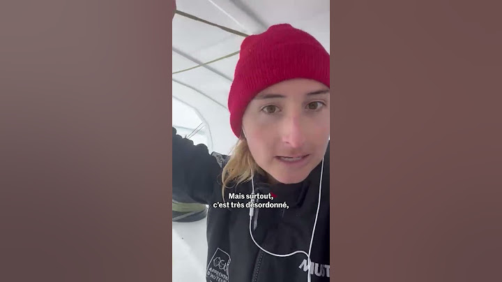 Vendée Globe : Violette Dorange raconte les conditions “violentes”qu’elle affronte