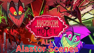 All Alastor scenes in Hazbin Hotel S01 part 2 #alastor #hazbinhotel  #amazonprimevideo