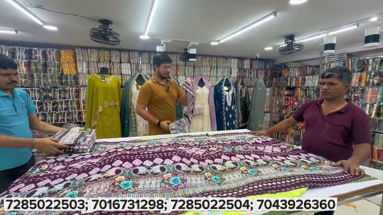 1000 रुपए वाली सूट मात्र 65 रुपए से वर्क सूट | सूरत और दिल्ली मार्केट वाले भी इनका माल बेचते हैं🔥