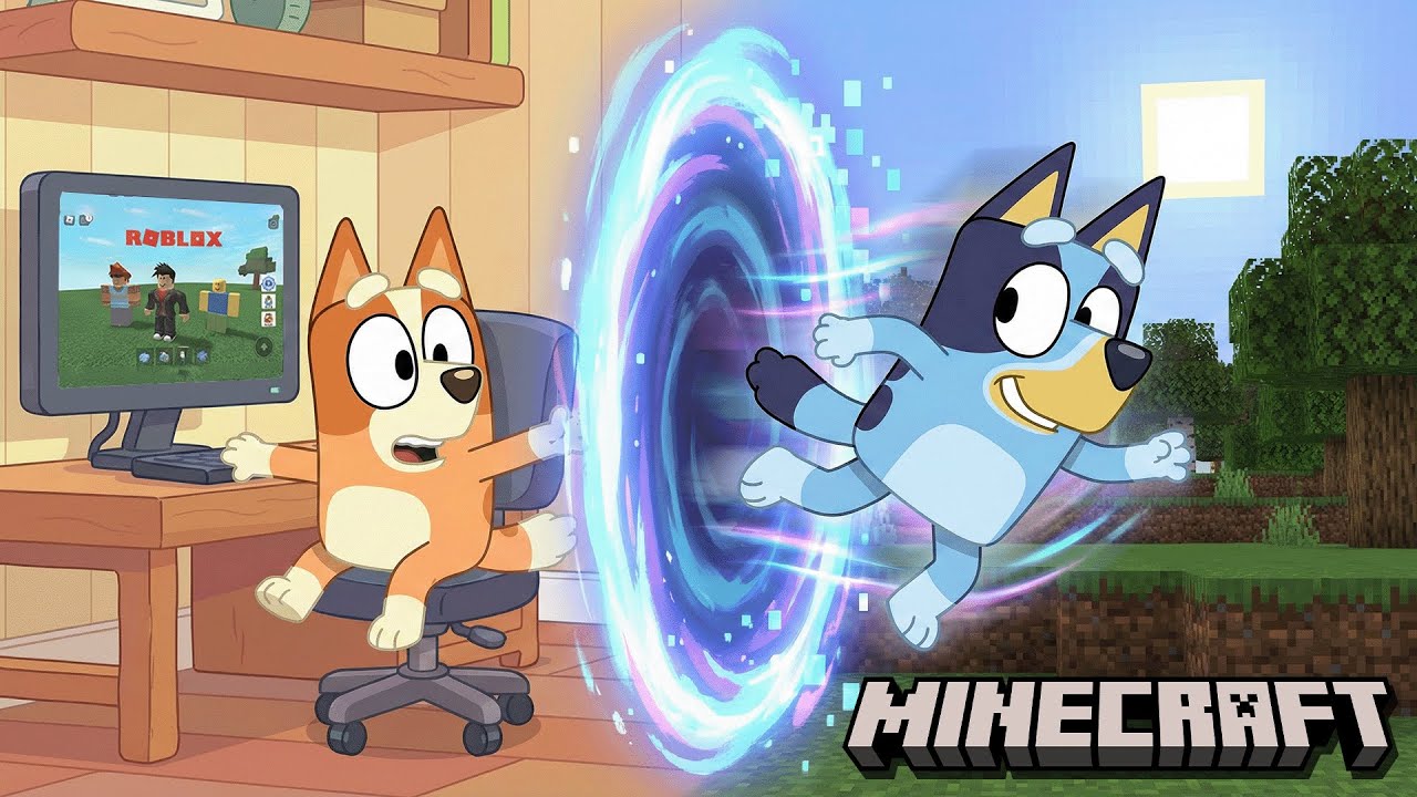 Bluey MADE ME GO BACK TO MINECRAFT!