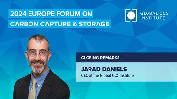 Closing Remarks | Jarad Daniels, CEO, Global CCS Institute