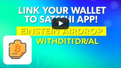 HOW TO LINK WALLET ADDRESS TO SATOSHI APP FOR EINSTEIN AIRDROP WITHDRAWAL #einstein #satoshi