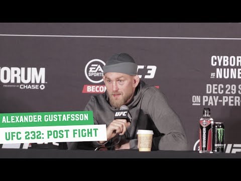 UFC 232 Post-Fight Press Conference: Alexander Gustafsson