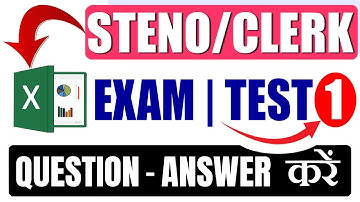 High Court of Punjab and Haryana stenographer excel and word proficiency test. || Test -1