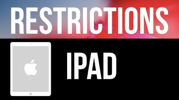 Can’t find restrictions in iPad ? FIX - iPad mini , iPad Pro, iPad Air