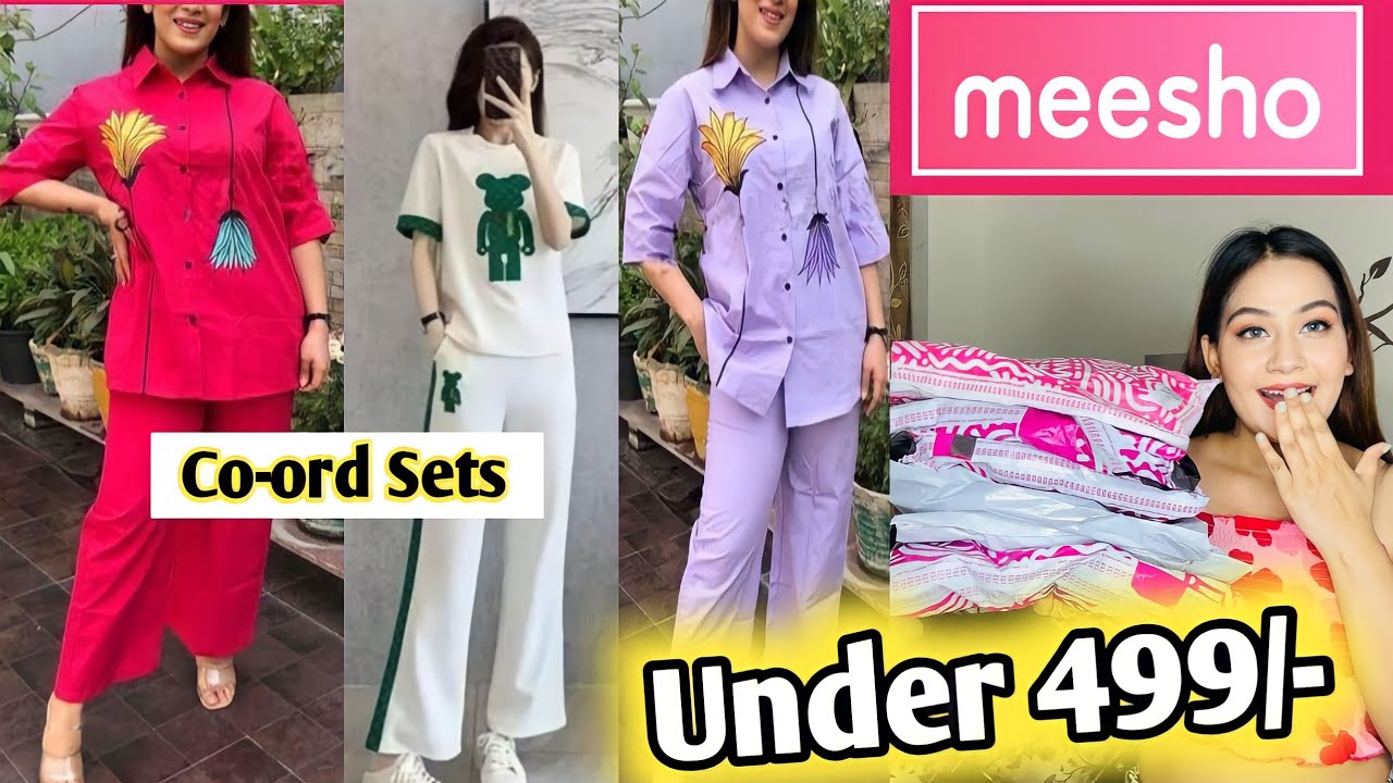 Meesho coords set Meesho Haul Meesho Korean Style Tops/Dress Haul