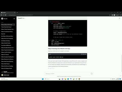 python tkinter modern gui