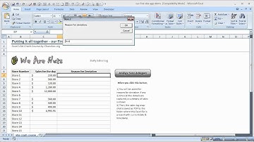 Demo of Our Sales Tracker VBA Application - Excel VBA Crash Cours from Chandoo.org