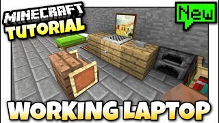 Minecraft - REALISTIC LAPTOP [ Tutorial ] MCPE / Xbox / Bedrock