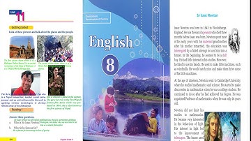 Class 8, Unit 11 || Sir Isaac Newton