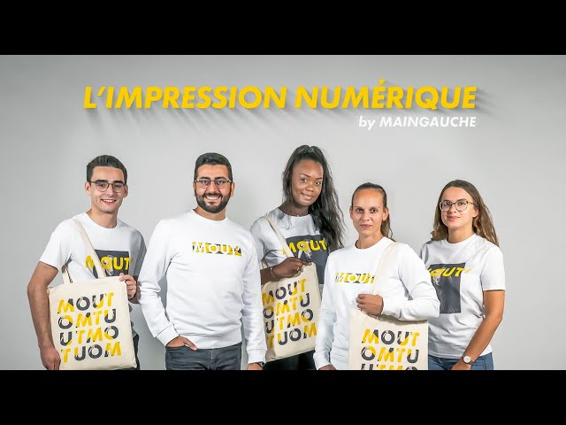 Impression numérique sur t-shirt