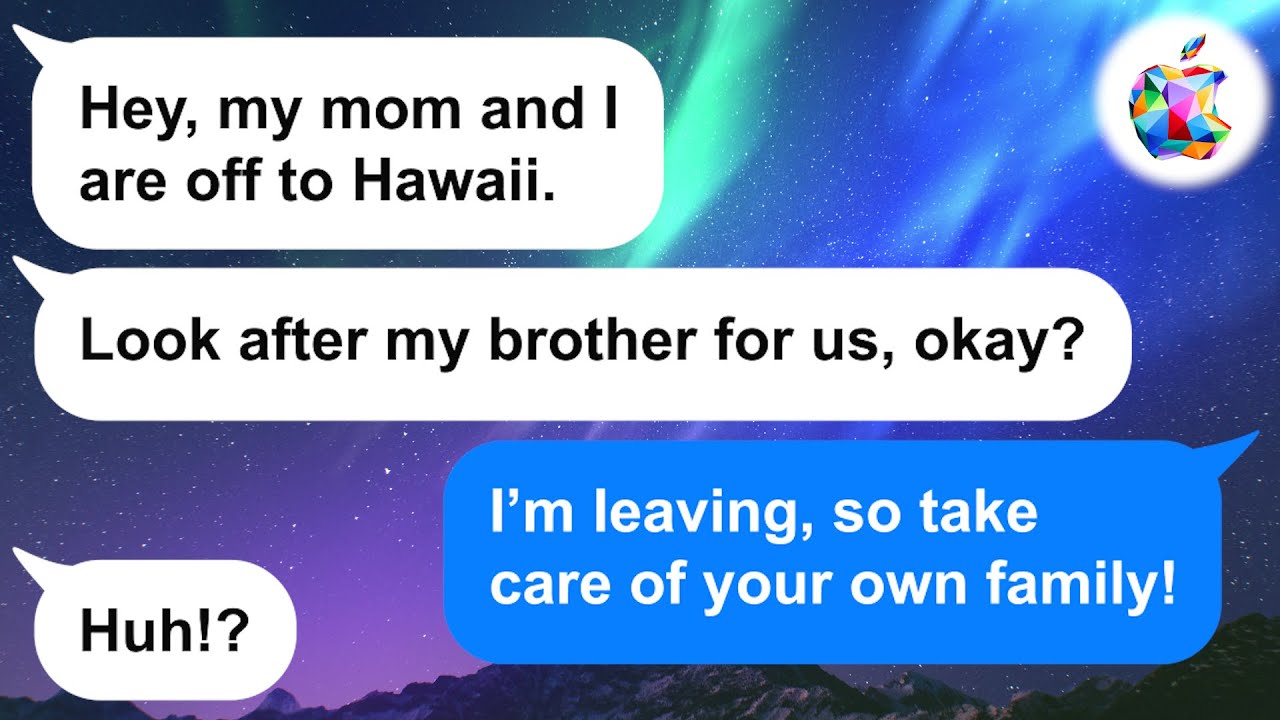 【Apple】Мой муж и его мама улетели на Гавайи в тот день, когда его брат выписался из больницы.