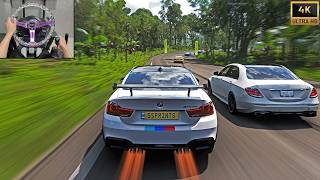 750Hp Bmw M4 Gts Vs Amg Cars - Forza Horizon 5 Steering Wheel Gameplay