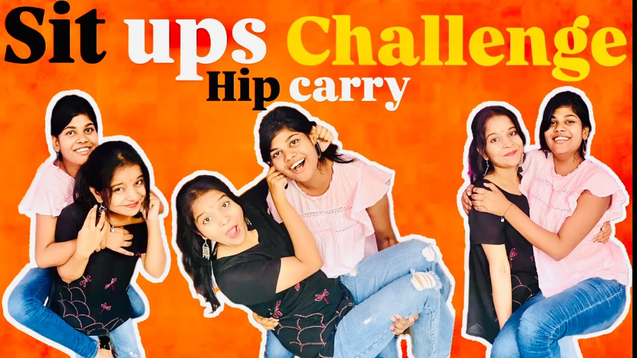 30 Sit-Ups Challenge Carrying My Sister 💪🔥 | Insane Fitness Fun!|| Vlog with swaroop daughter’s