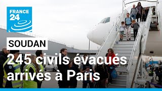 Cessez-le feu fragile au Soudan, 245 civils évacués sont arrivés à Paris • FRANCE 24