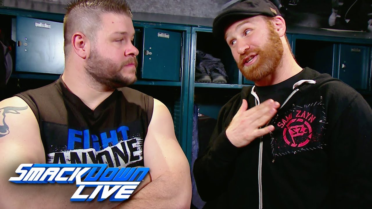 Sami Zayn promises to lay down for Kevin Owens at WWE Fastlane: SmackDown LIVE, March 6, 2018