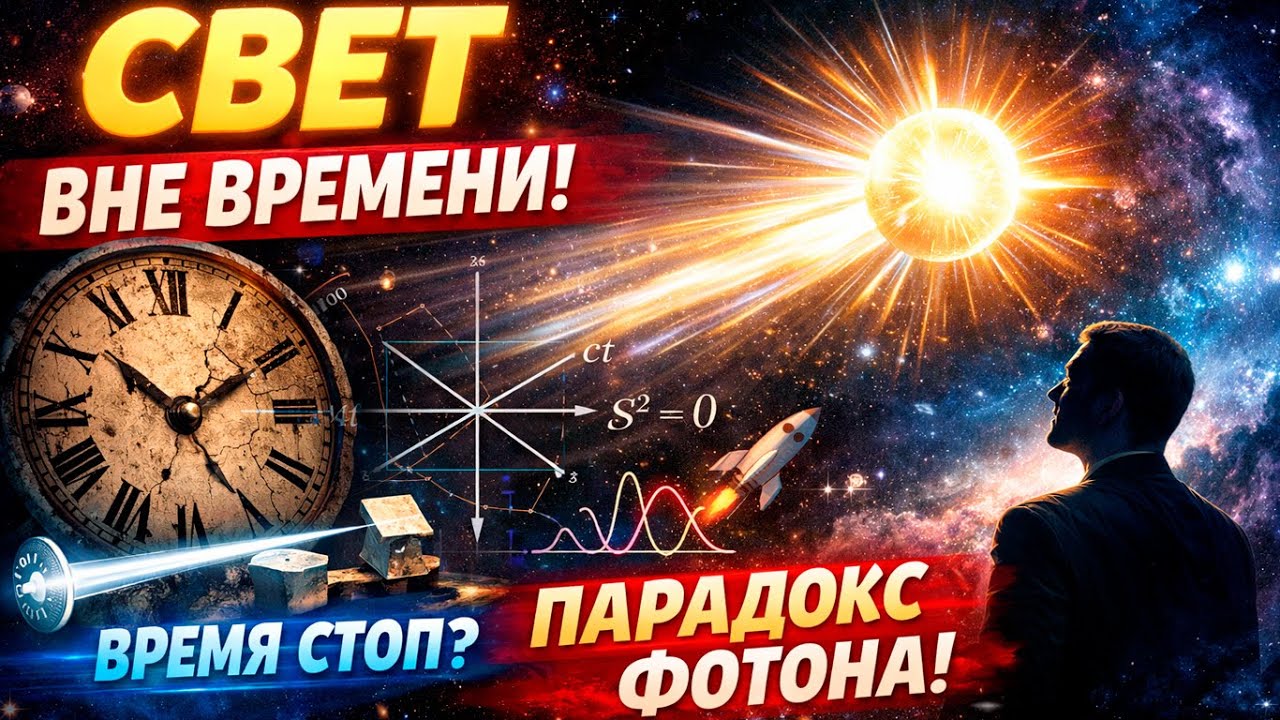 Почему свет “не ощущает” времени? Парадокс фотона, который ломает интуицию
