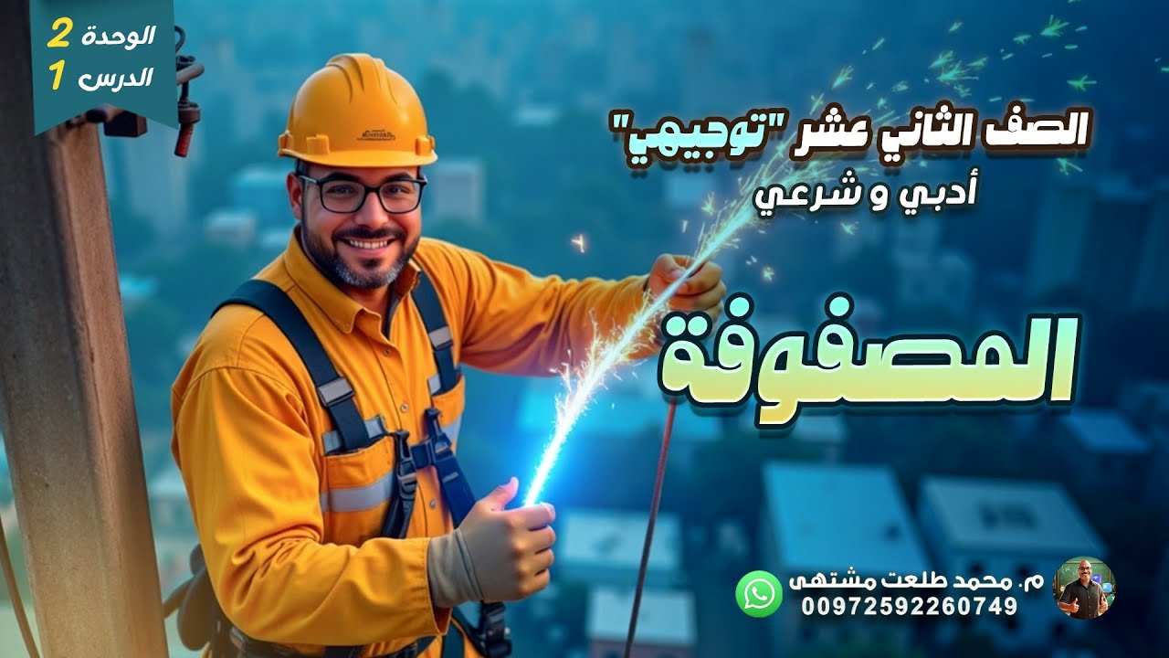 الدرس الأول  : المصفوفة |  الوحده 2  | رياضيات الصف الثاني عشر أدبي وشرعي | توجيهي