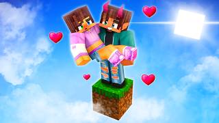One Block Couple's Challenge GOES WRONG in Minecraft!