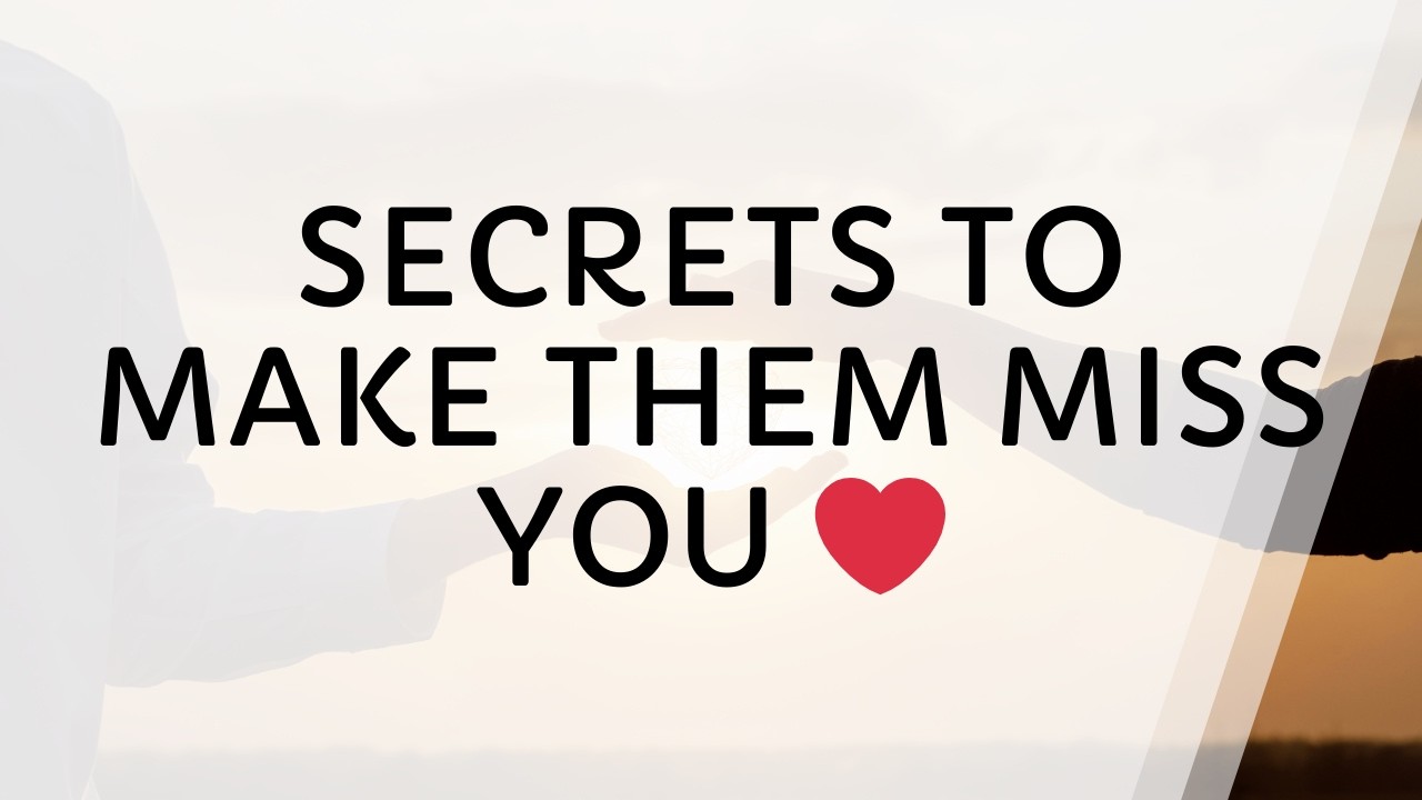 How to Make an Avoidant Miss You Without Chasing Them! - YouTube