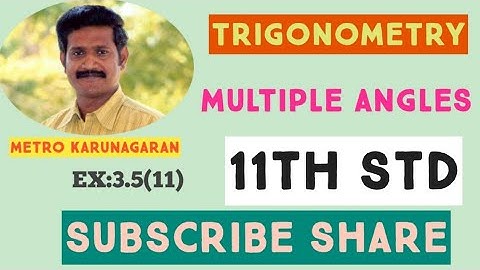 11th Std Ex.3.5(11) Prove that 32√3 sin(π/48)cos(π/48)cos(π/24)cos(π/6)=3