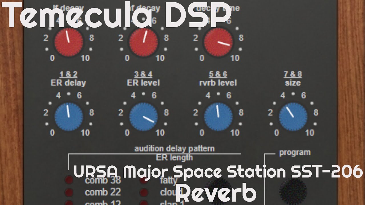 URSA Major Space Station SST-206 Reverb by Temecula DSP (No Talking)
